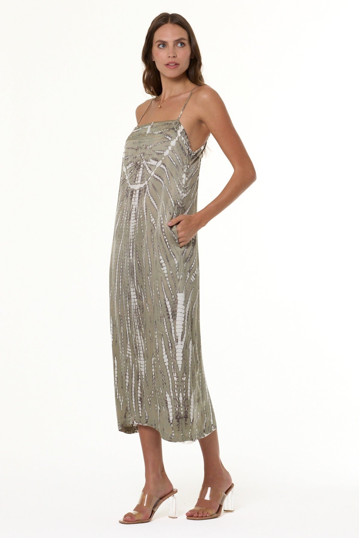 Kahana Slip Dress // Desert Sage Nexus Wash