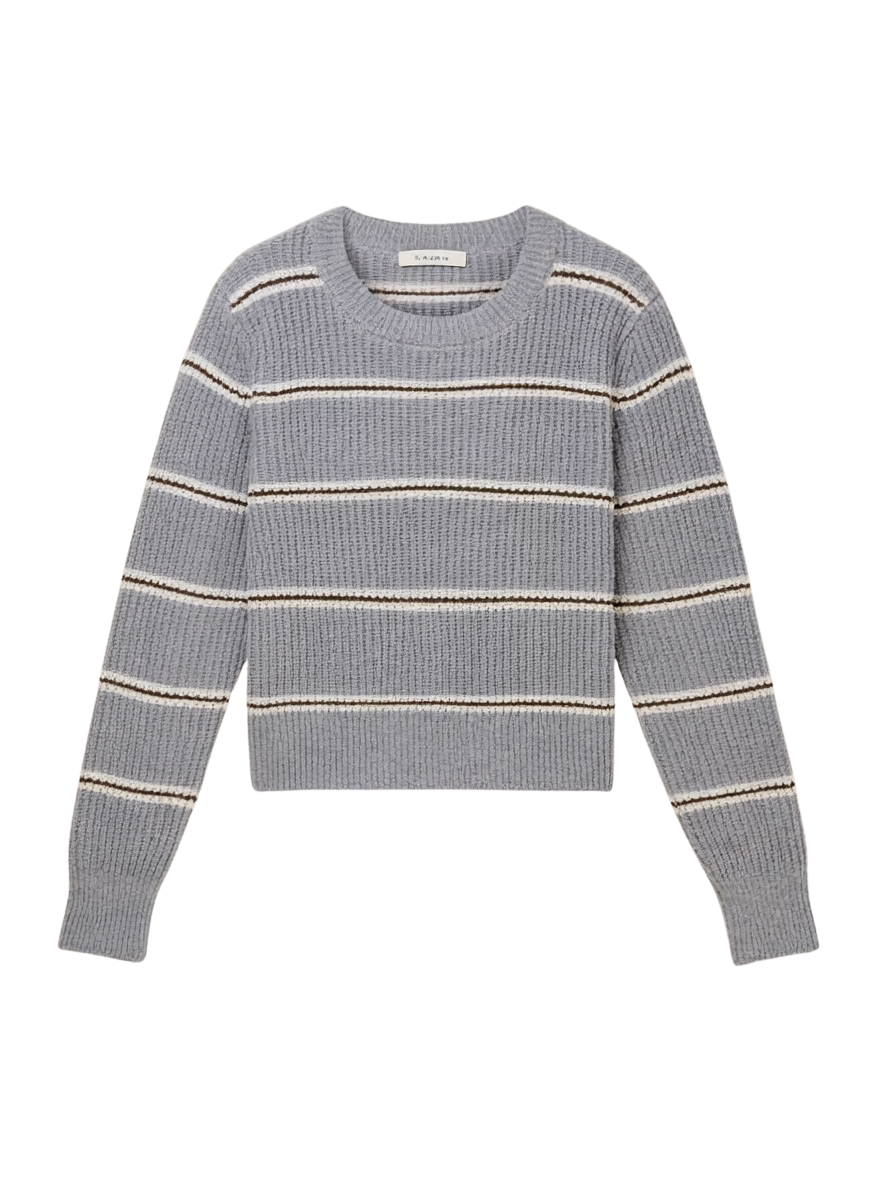 WARM CHAI STRIPE SWEATER