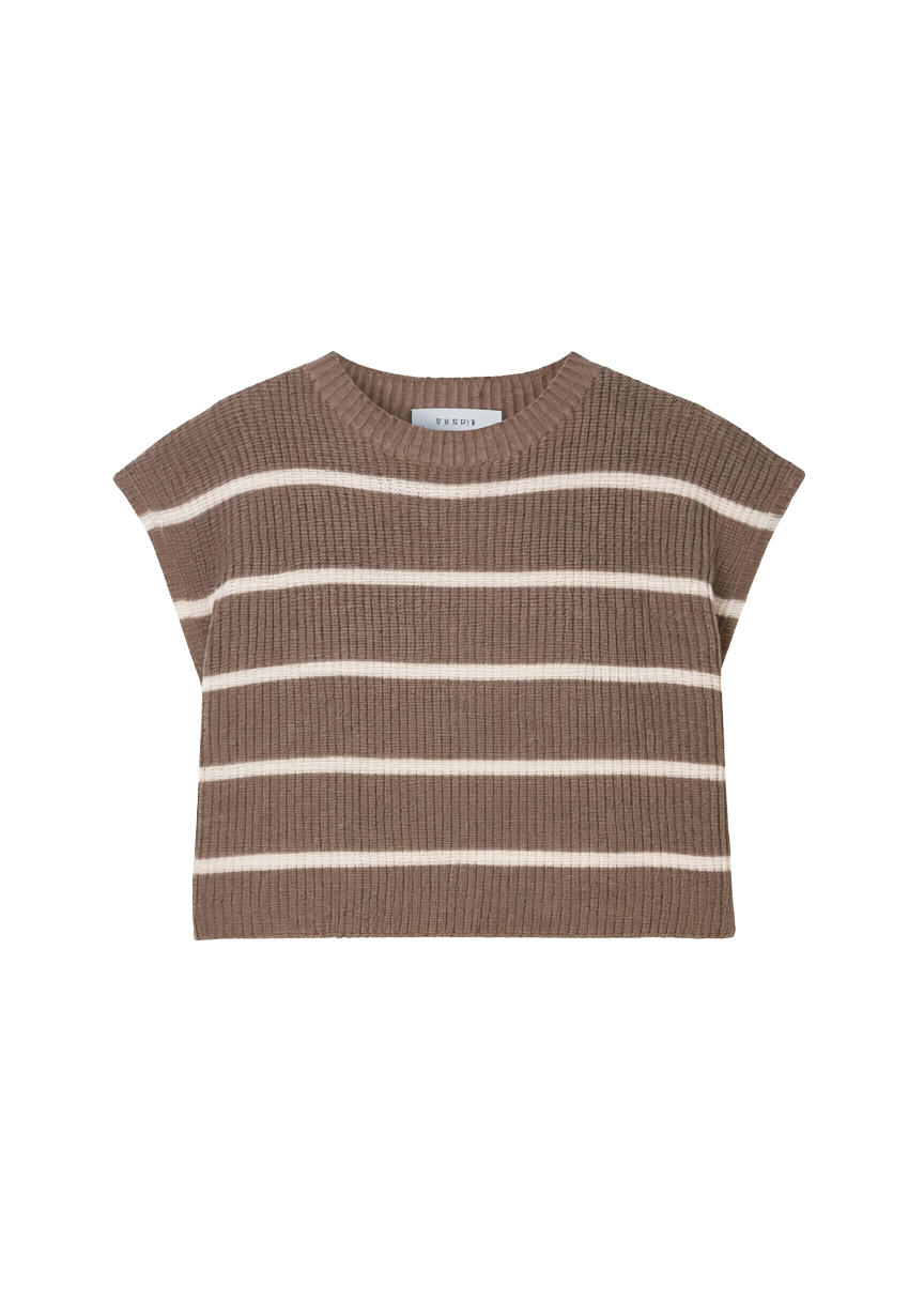 GILLIAN CROP SWEATER TEE