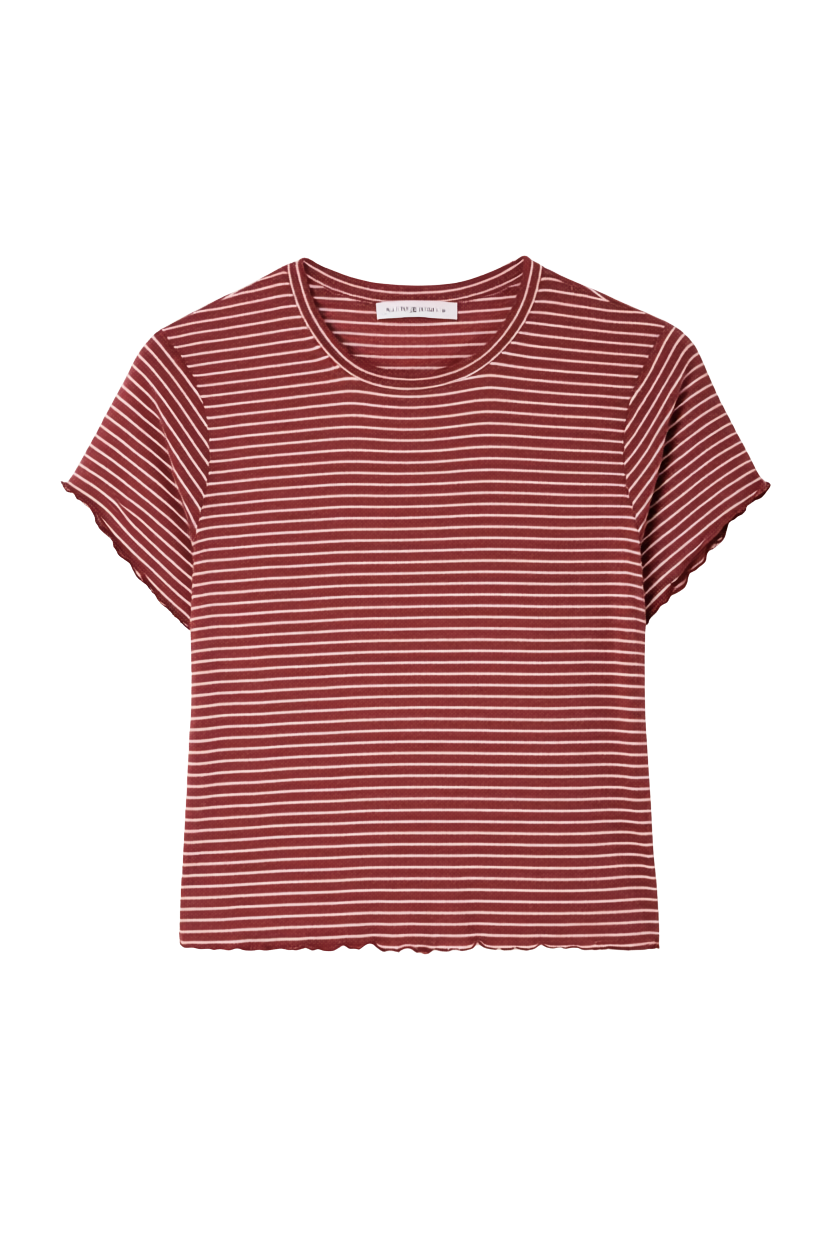 PRETTY STRIPES SHORT SLEEVE TOP