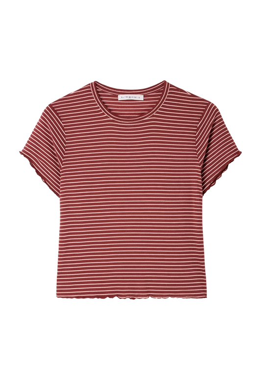 PRETTY STRIPES SHORT SLEEVE TOP