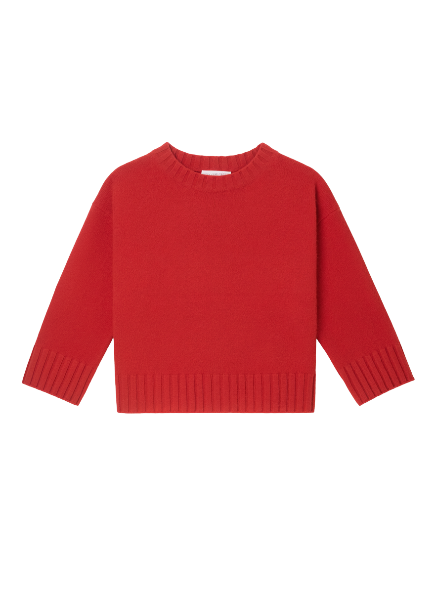 ELLIS 3/4 SLEEVE CASHMERE PULLOVER