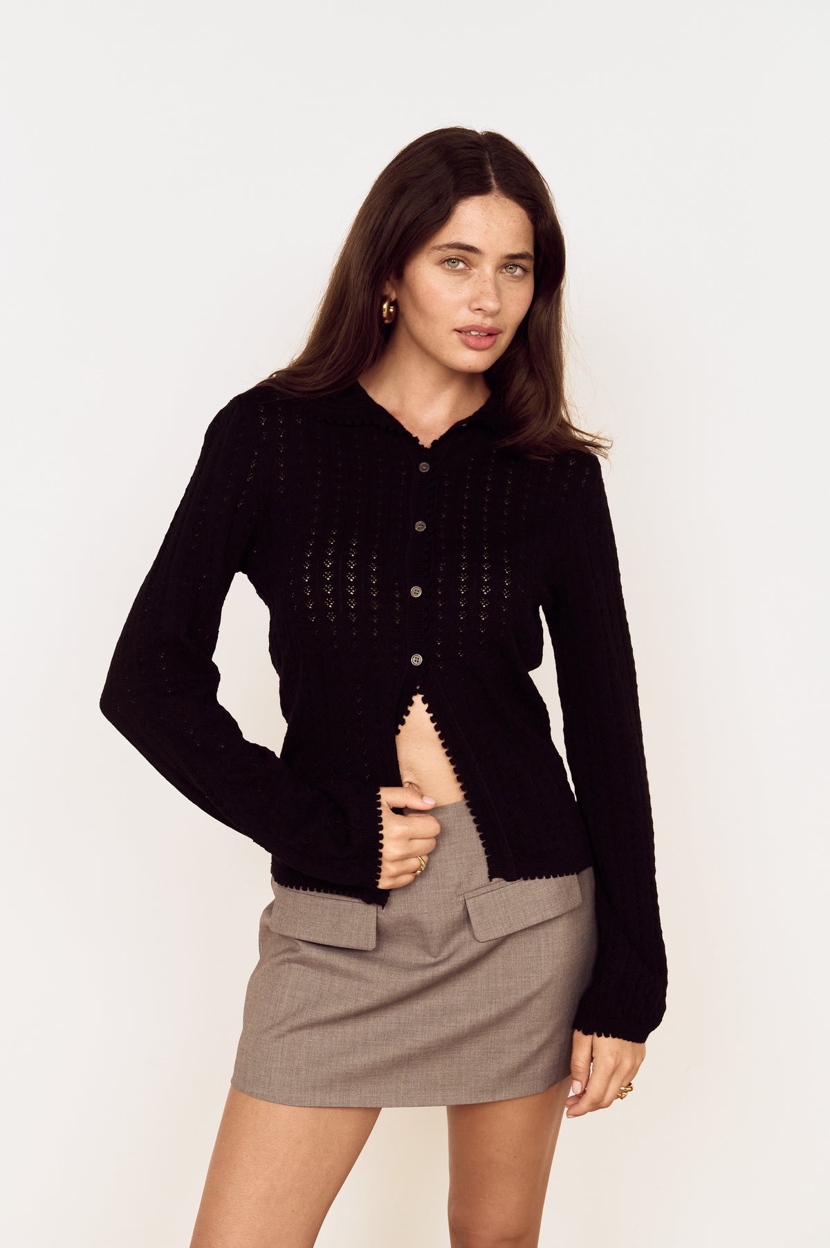 HANNA POINTELLE CARDIGAN