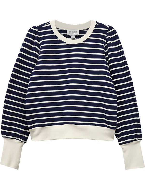 Contrast Bishop Sleeve Top