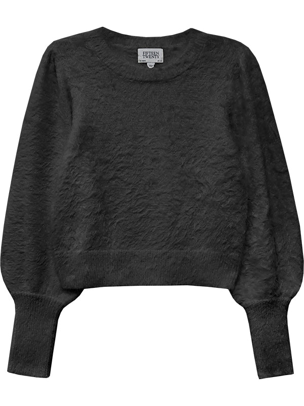 Lia Shirred Sleeve Sweater