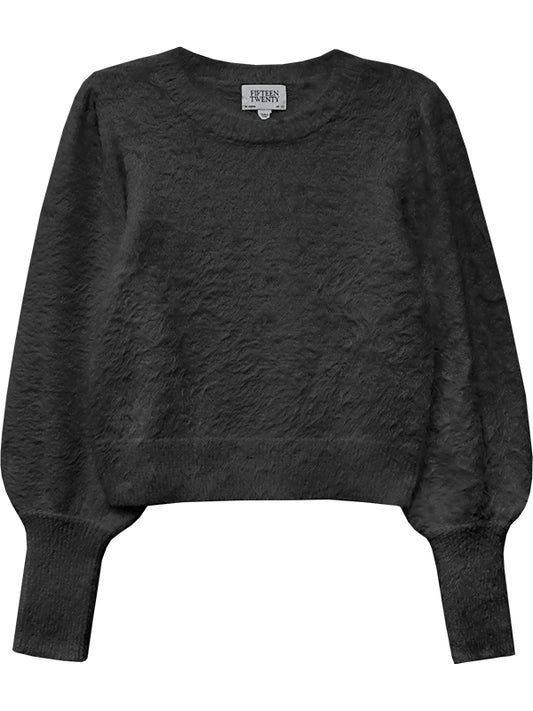 Lia Shirred Sleeve Sweater