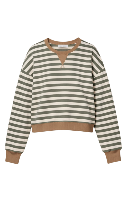 LOW KEY STRIPE SWEATSHIRT