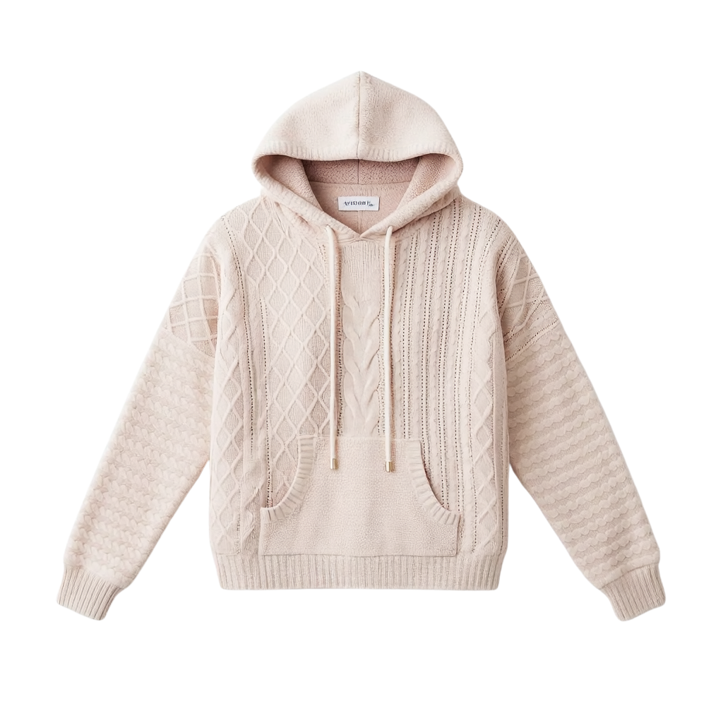 LOTTIE CABLE HOODIE