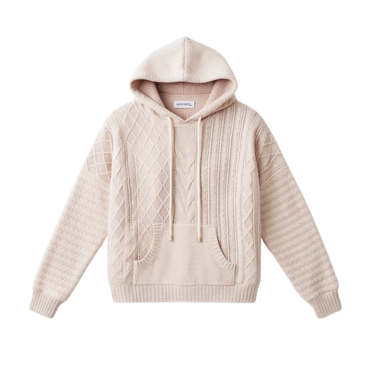 LOTTIE CABLE HOODIE