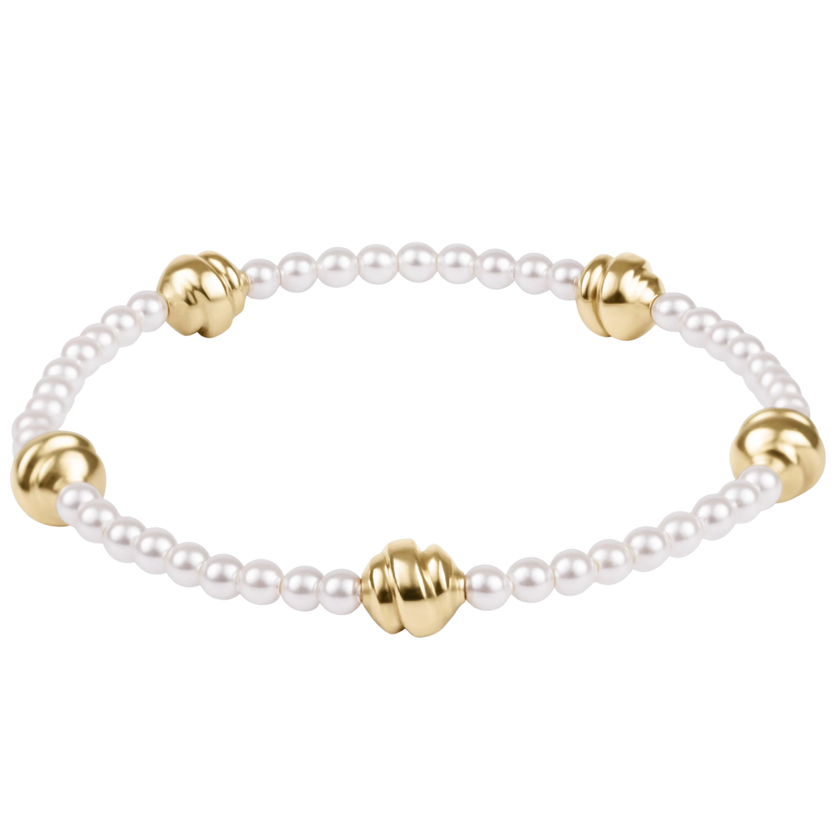 ADMIRE SMALL GOLD PEARL BRACELET