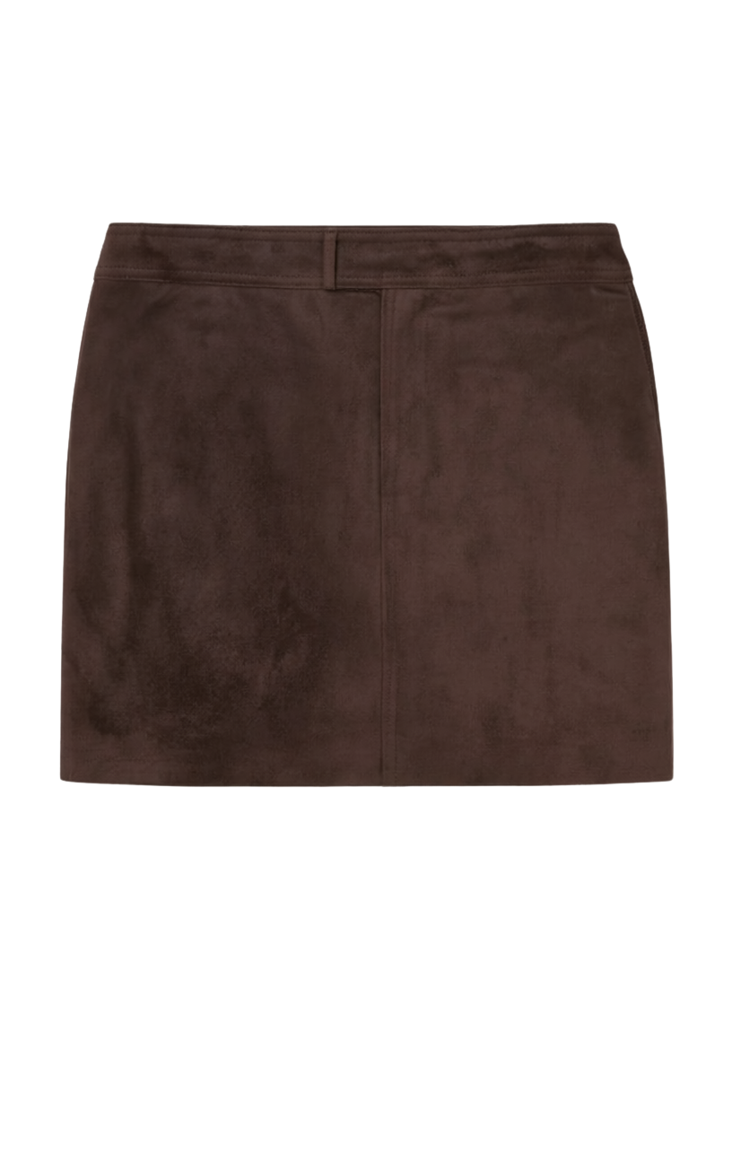 PERRI SUEDE MINI SKIRT