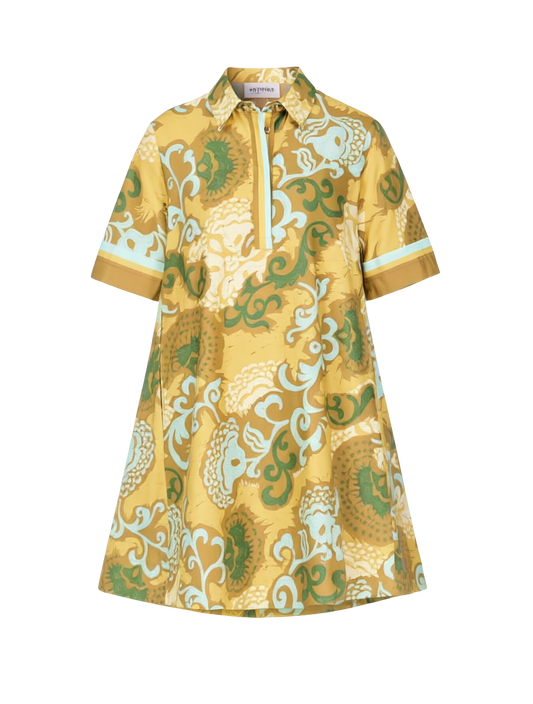 PLACKET SWING DRESS