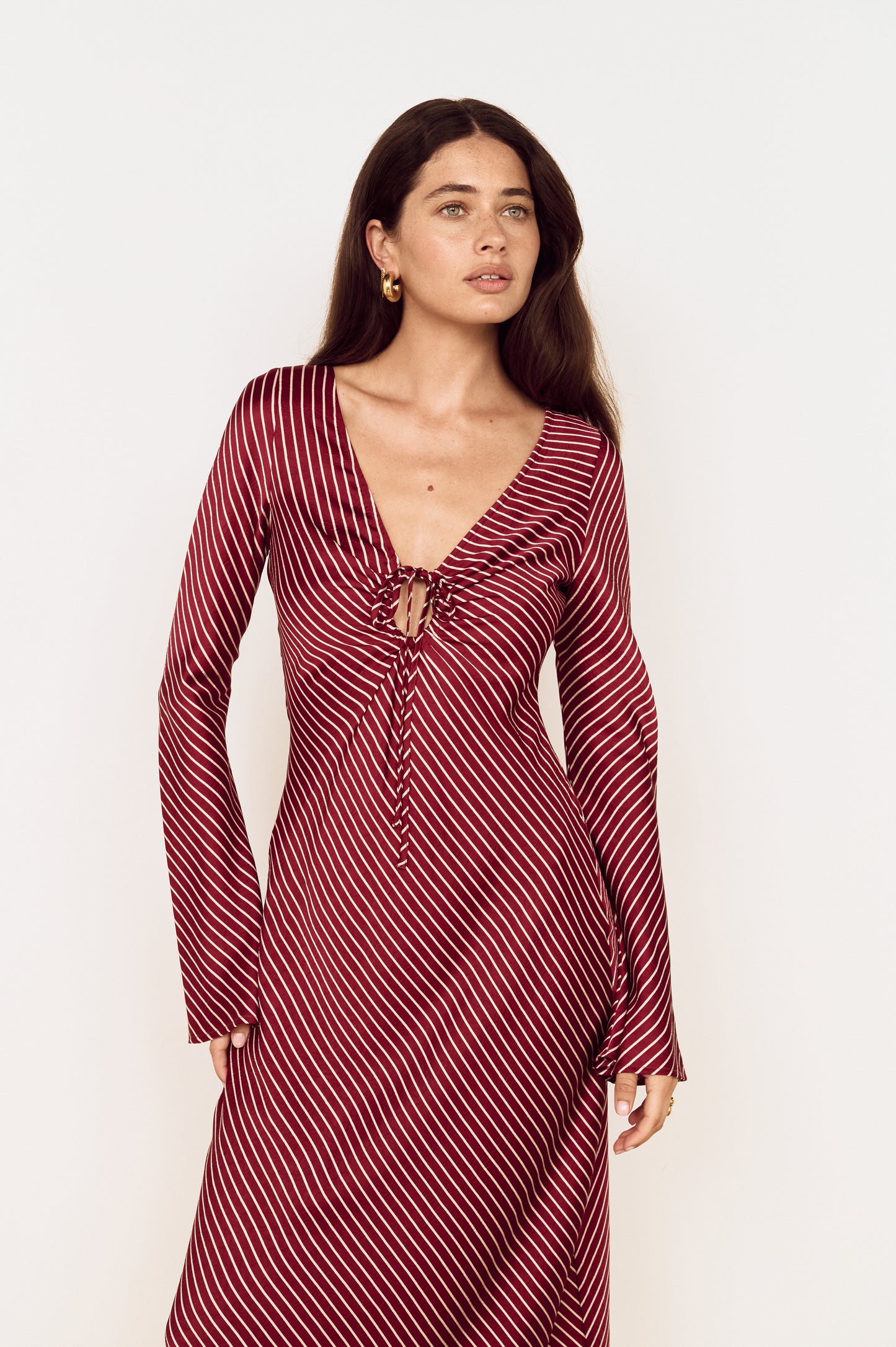 BLEEKER BIAS MIDI DRESS