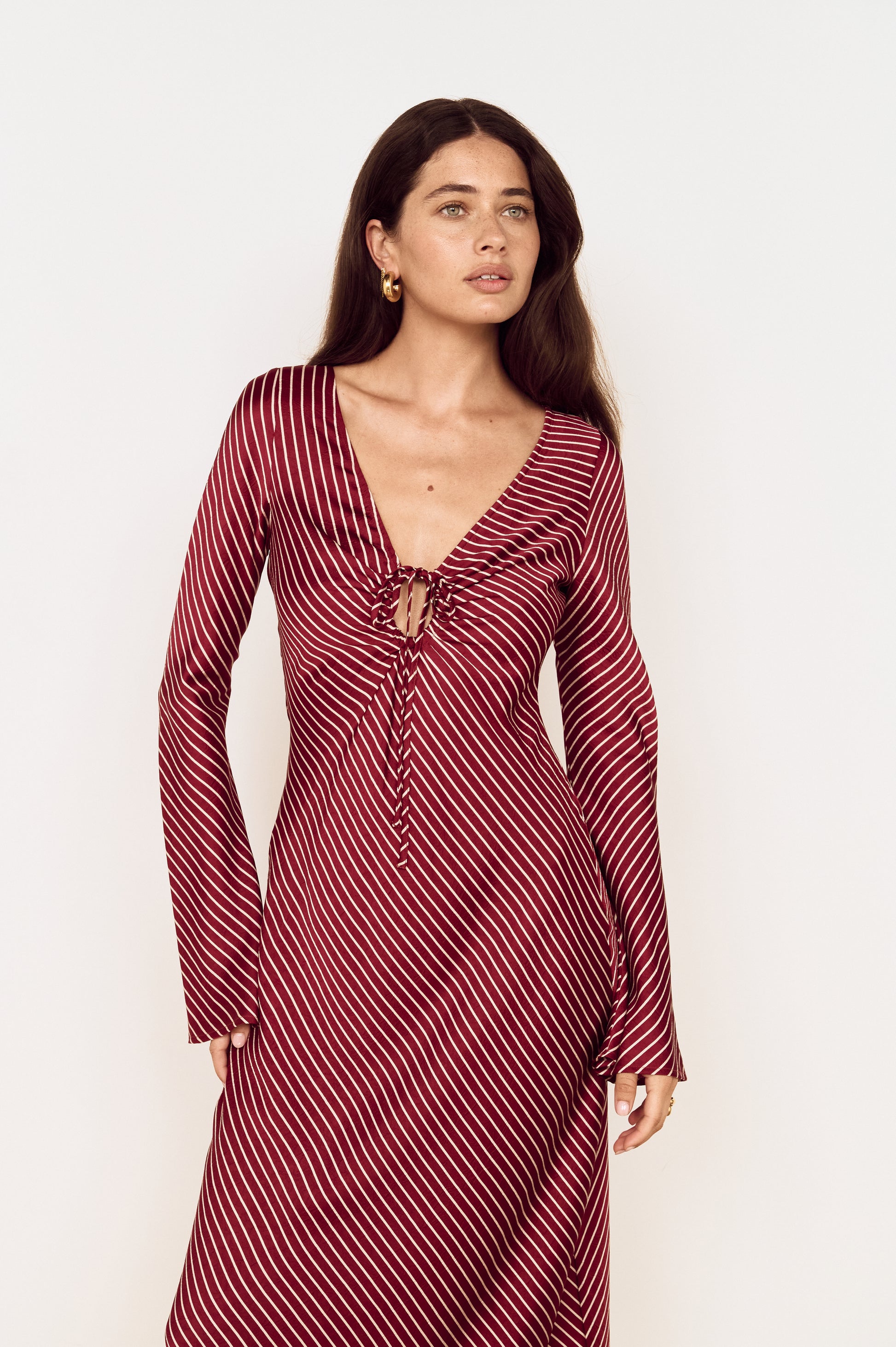 BLEEKER BIAS MIDI DRESS