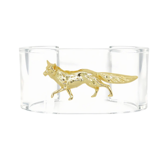 FOX ACRYLIC CUFF BRACELET