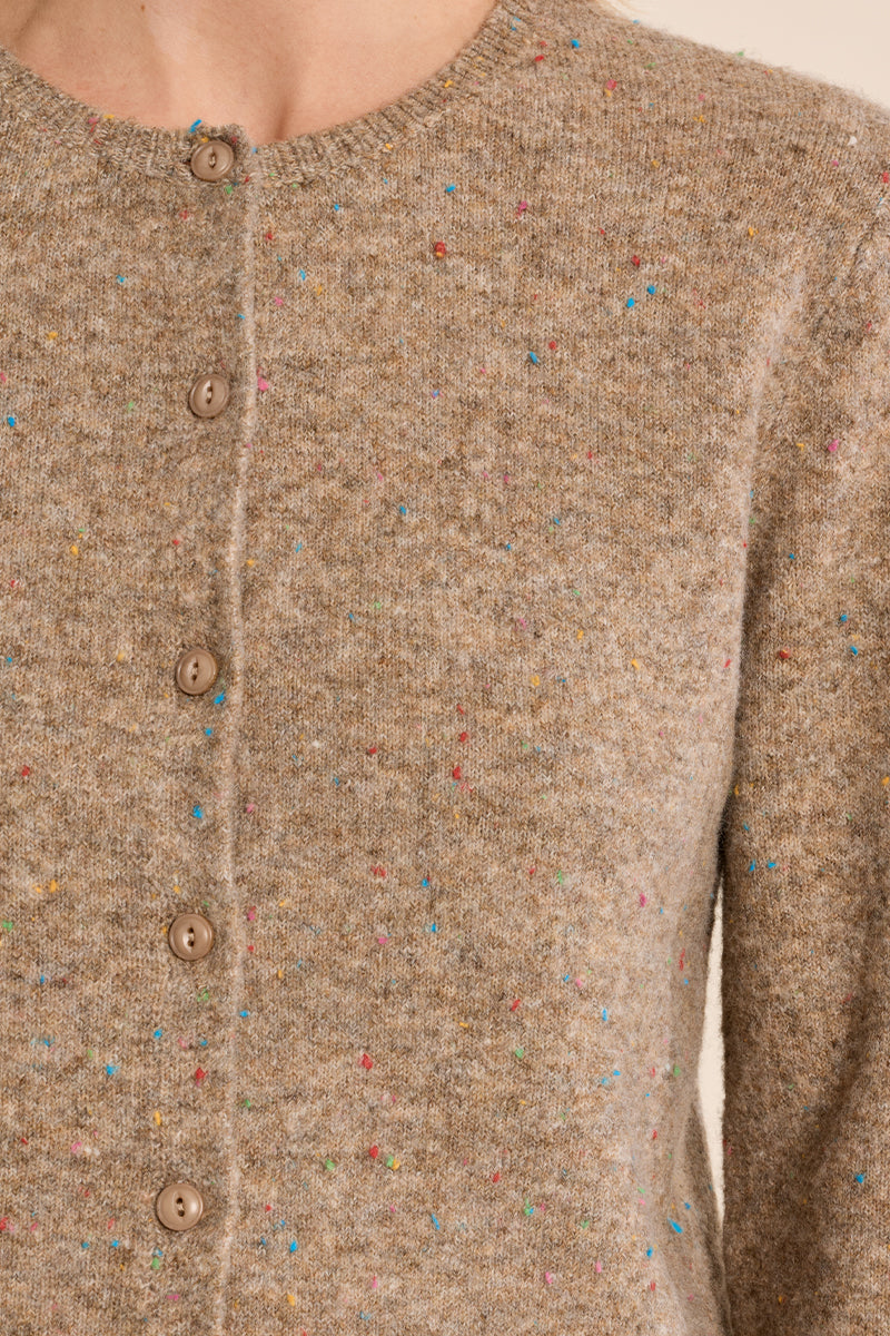 LADIES KNITTED CARDIGAN