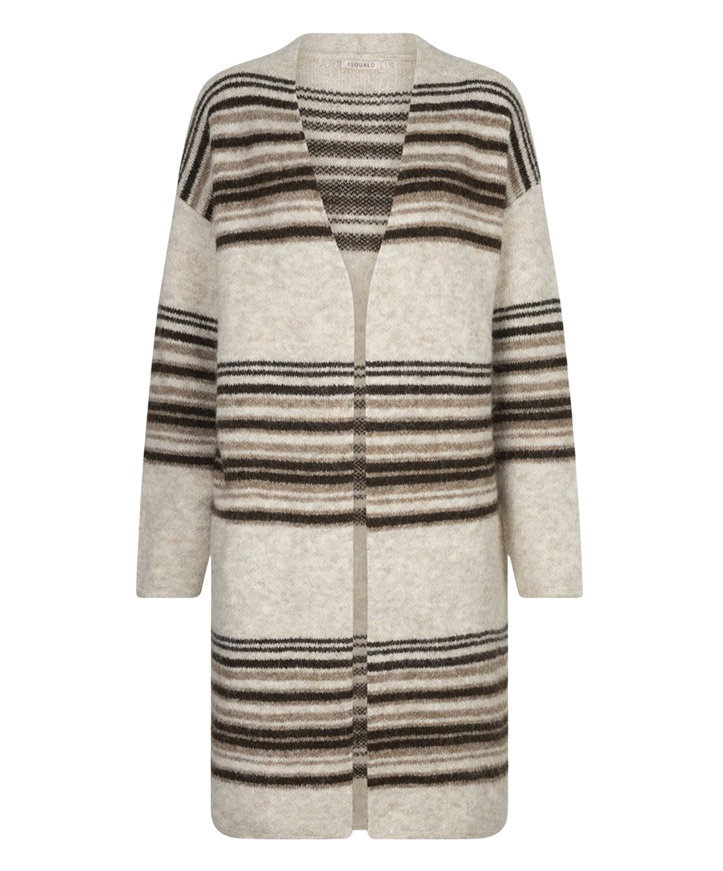 HORIZONTAL STRIPE CARDIGAN