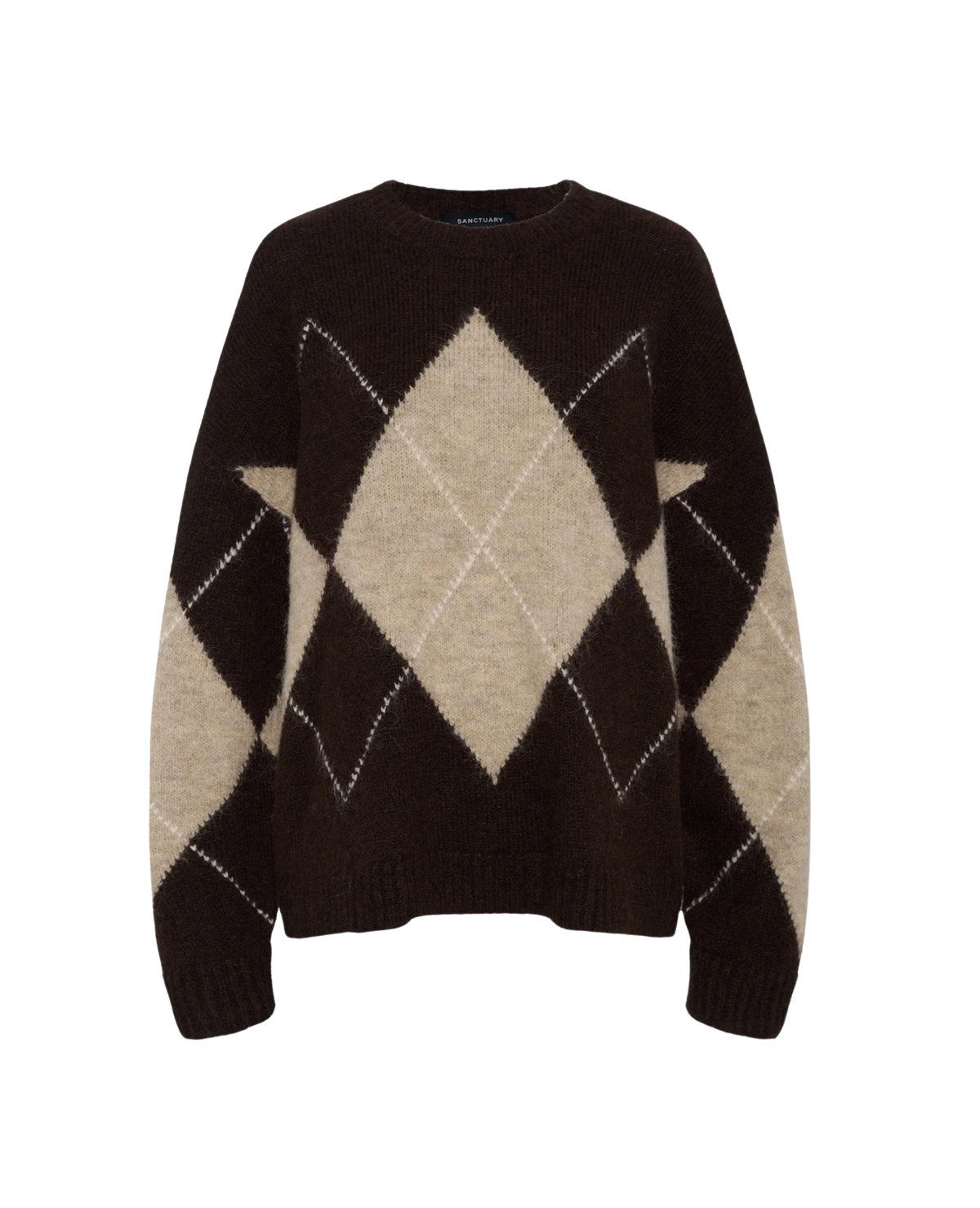 ARGYLE CREW SWEATER