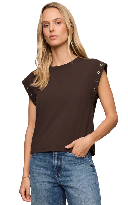 CAMINO GROMMET MUSCLE TEE