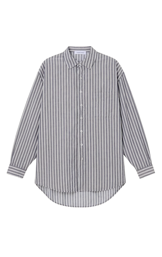 THE GALLERY STRIPE BUTTON UP