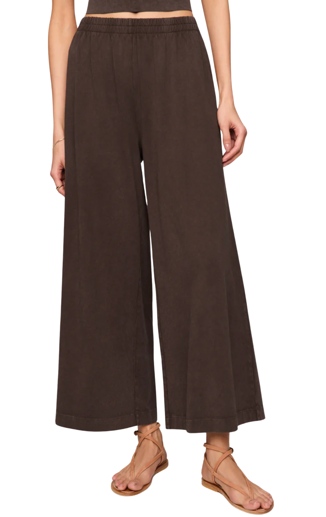 SCOUT JERSEY CROP FLARE PANT