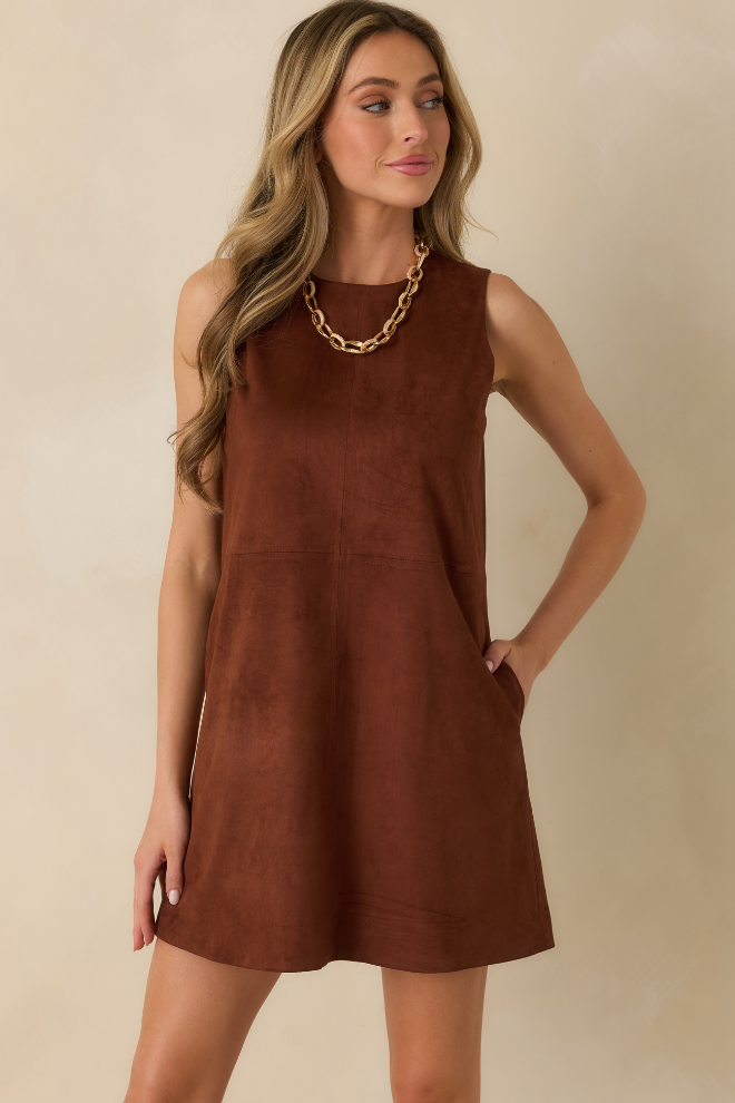 Savoy Vegan Suede Dress