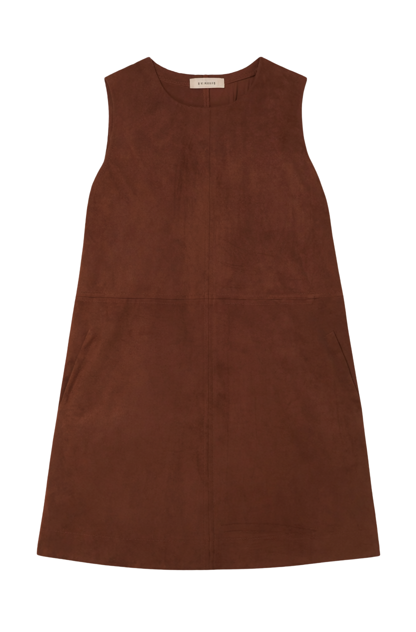 SAVOY VEGAN SUEDE DRESS
