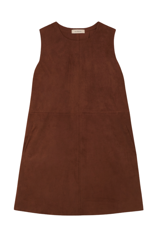 SAVOY VEGAN SUEDE DRESS