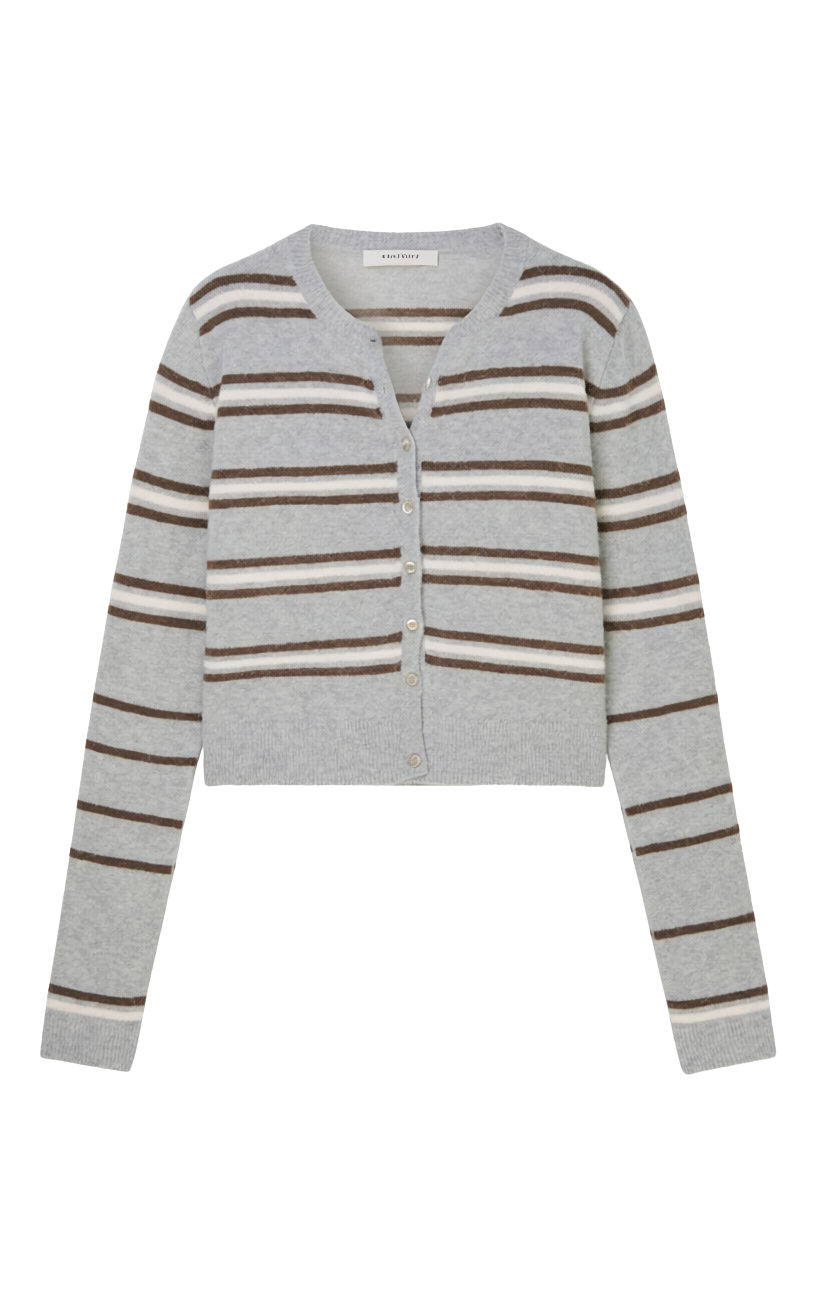 MEDINA COZY STRIPE CARDIGAN