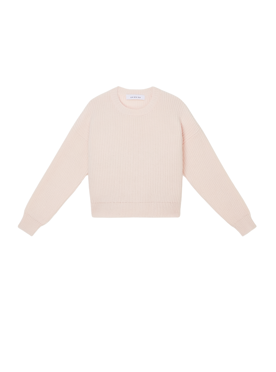 SIOBHAN CREW L/S CROP SWEATER