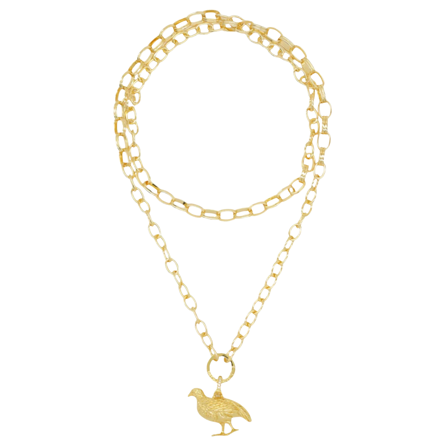 QUAIL STATEMENT NECKLACE