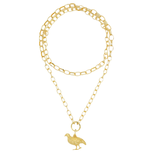 QUAIL STATEMENT NECKLACE