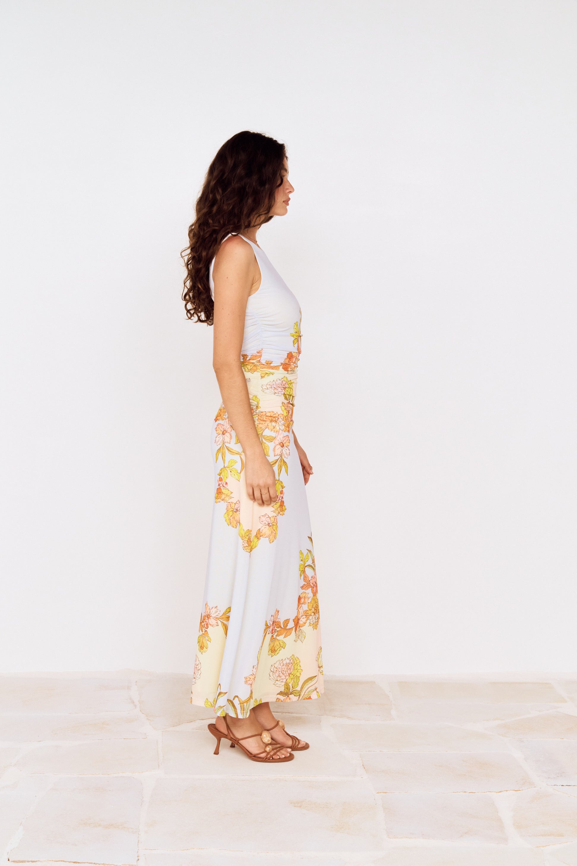 FIORE MESH MIDI DRESS