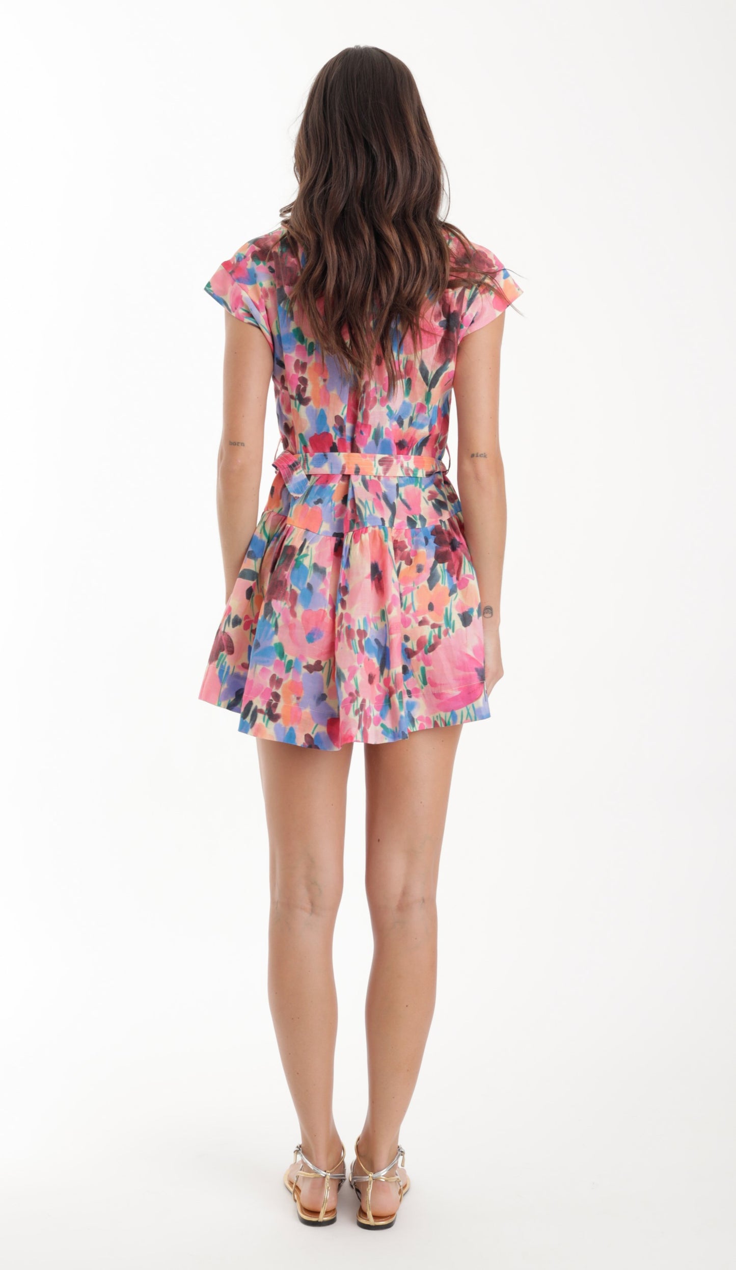 34083P - Zellie Print Mini Dress
