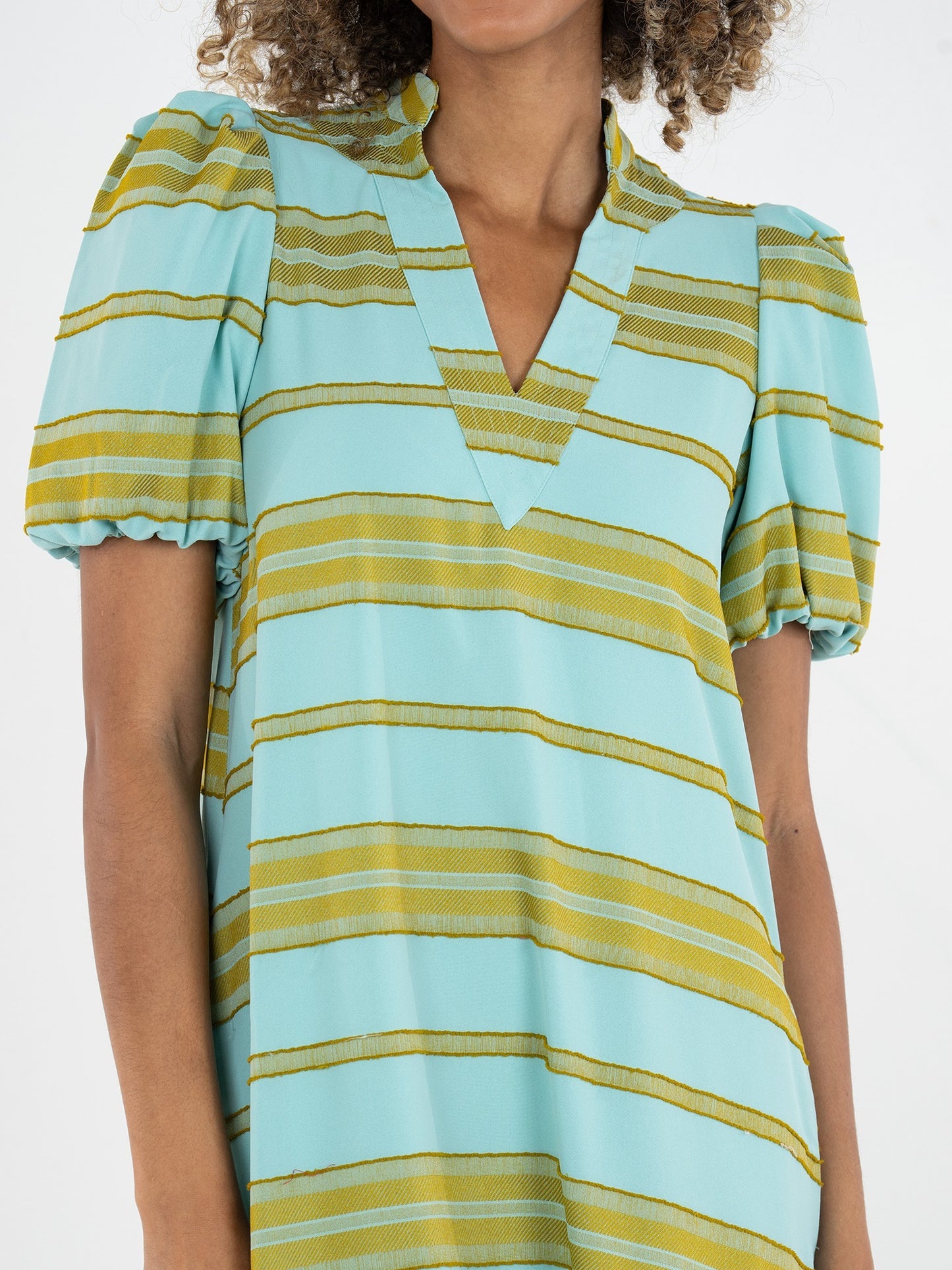 Hampton Dress - Fringe Stripe