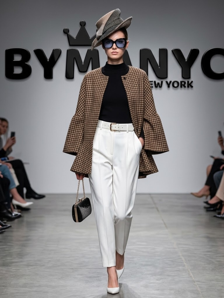 WOMEN'S JACKET CAPE - MEATPACKING