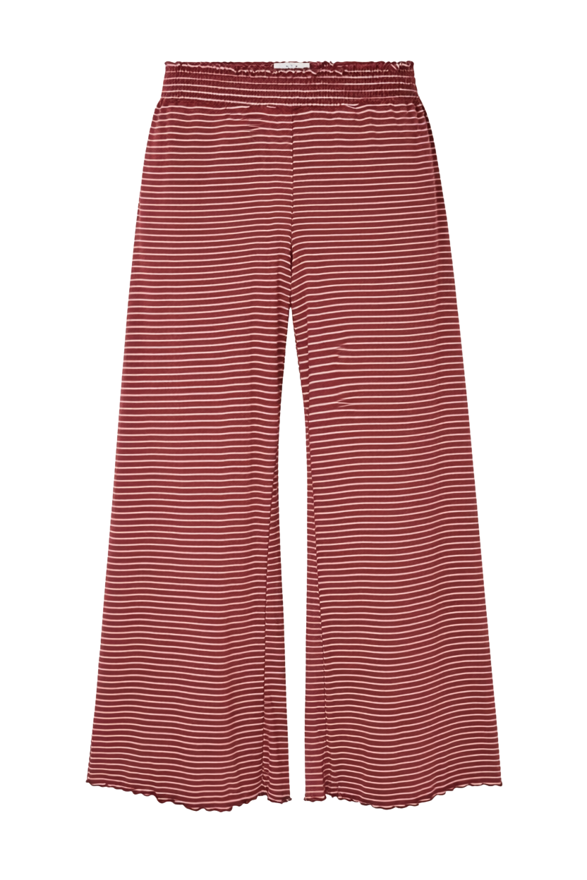 PRETTY STRIPES POINTELLE PAJAMA PANTS