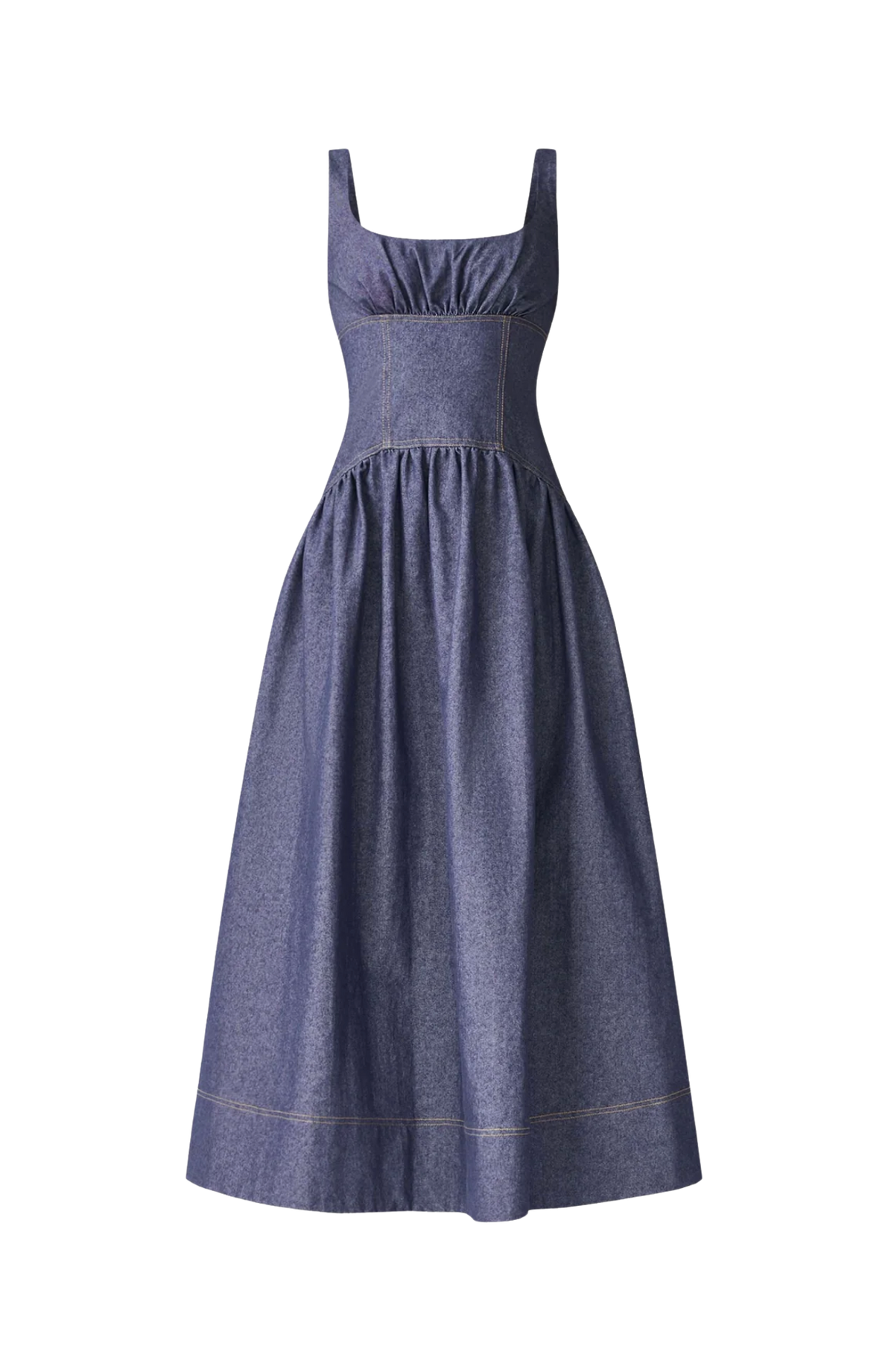 VANA DENIM MAXI DRESS