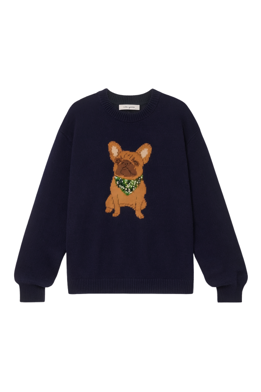 DOG WITH BANDANA SWEATER