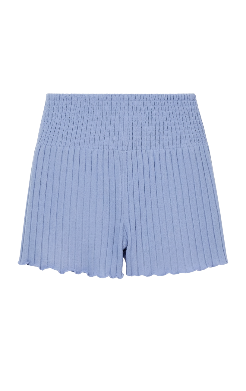 DAWN SMOCKED RIB SHORT
