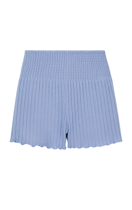 DAWN SMOCKED RIB SHORT