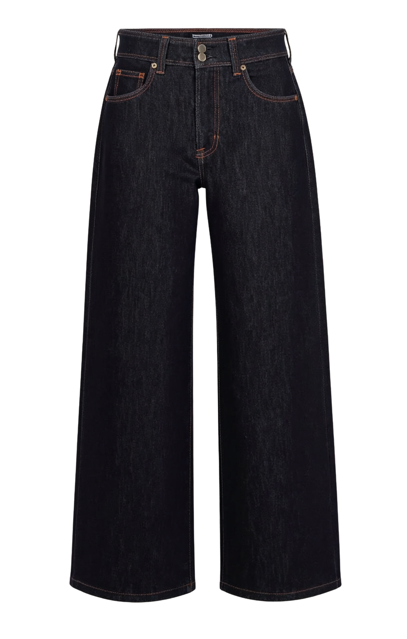 THE ATLIER HIGH RISE TROUSER DENIM