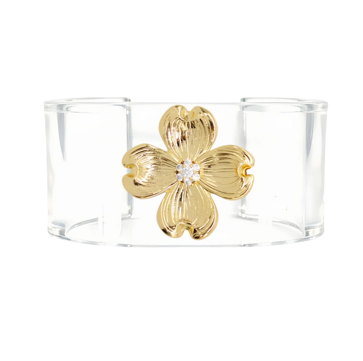 DOGWOOD ACRYLIC CUFF BRACELET