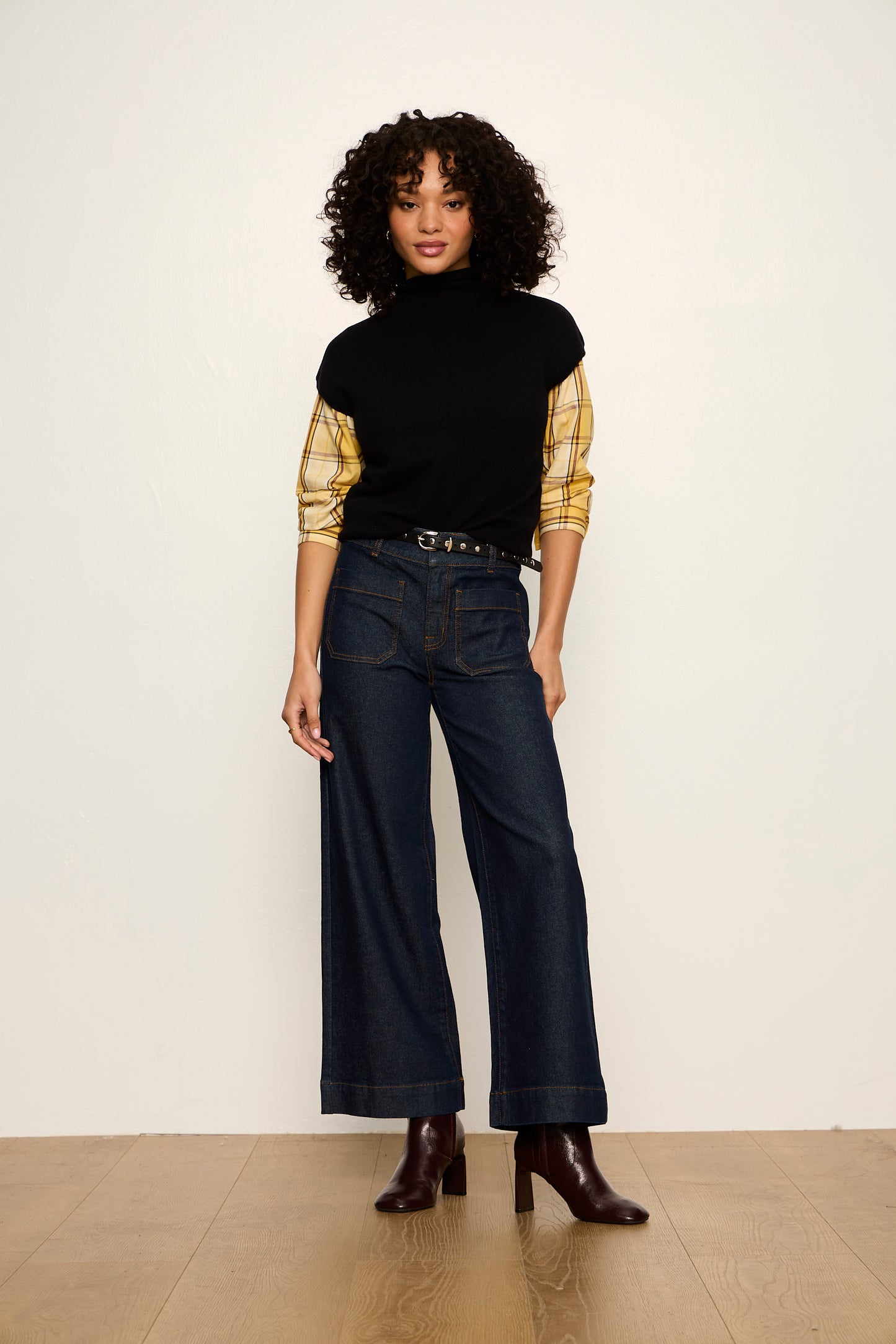 MOCK NECK SWEATER SHELL