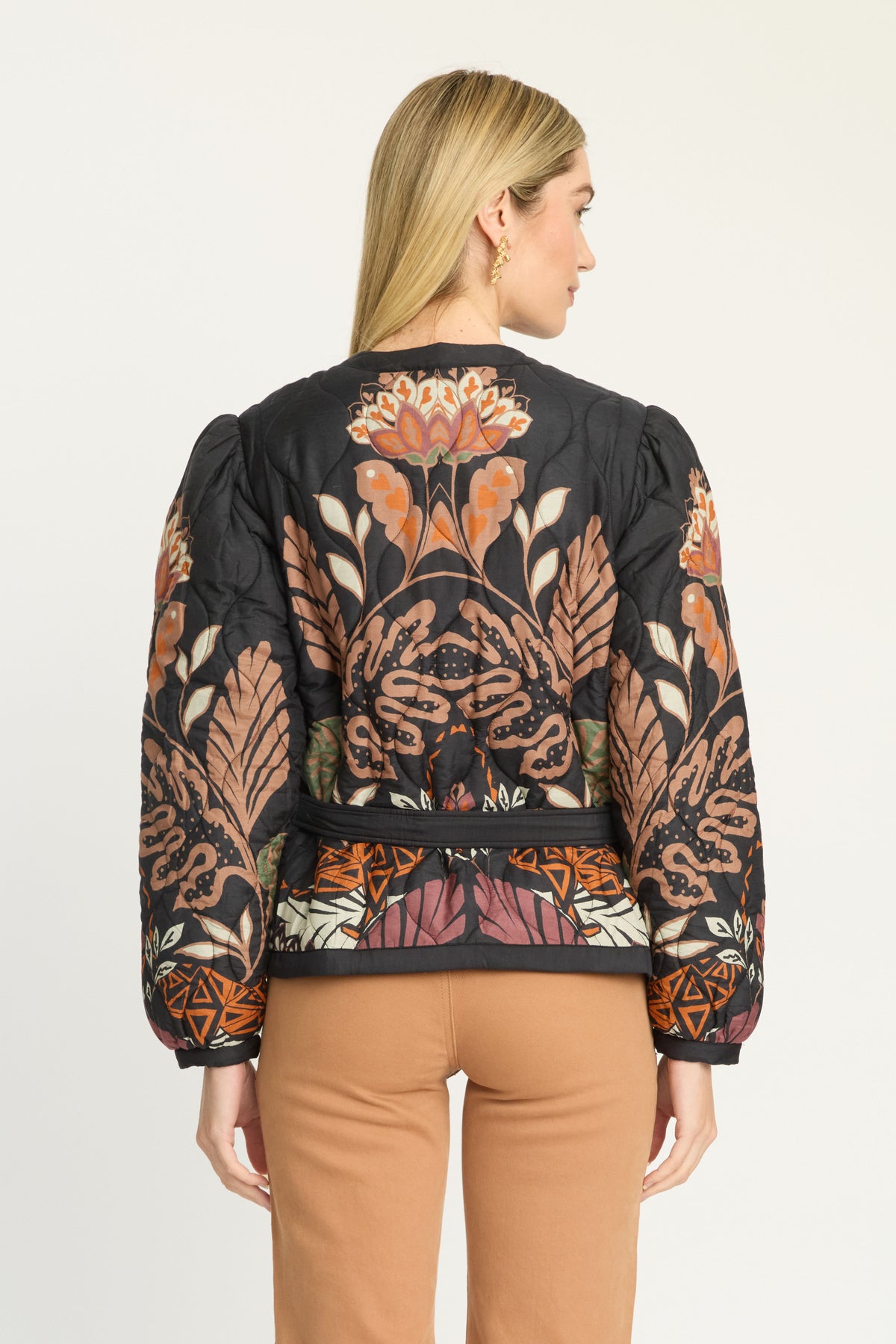 Ember Reversible Jacket in Crouching Cheetah Black