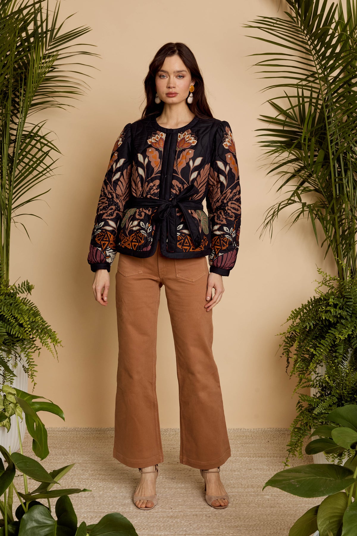 Ember Reversible Jacket in Crouching Cheetah Black