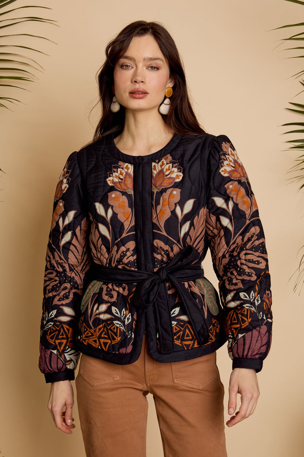 Ember Reversible Jacket in Crouching Cheetah Black
