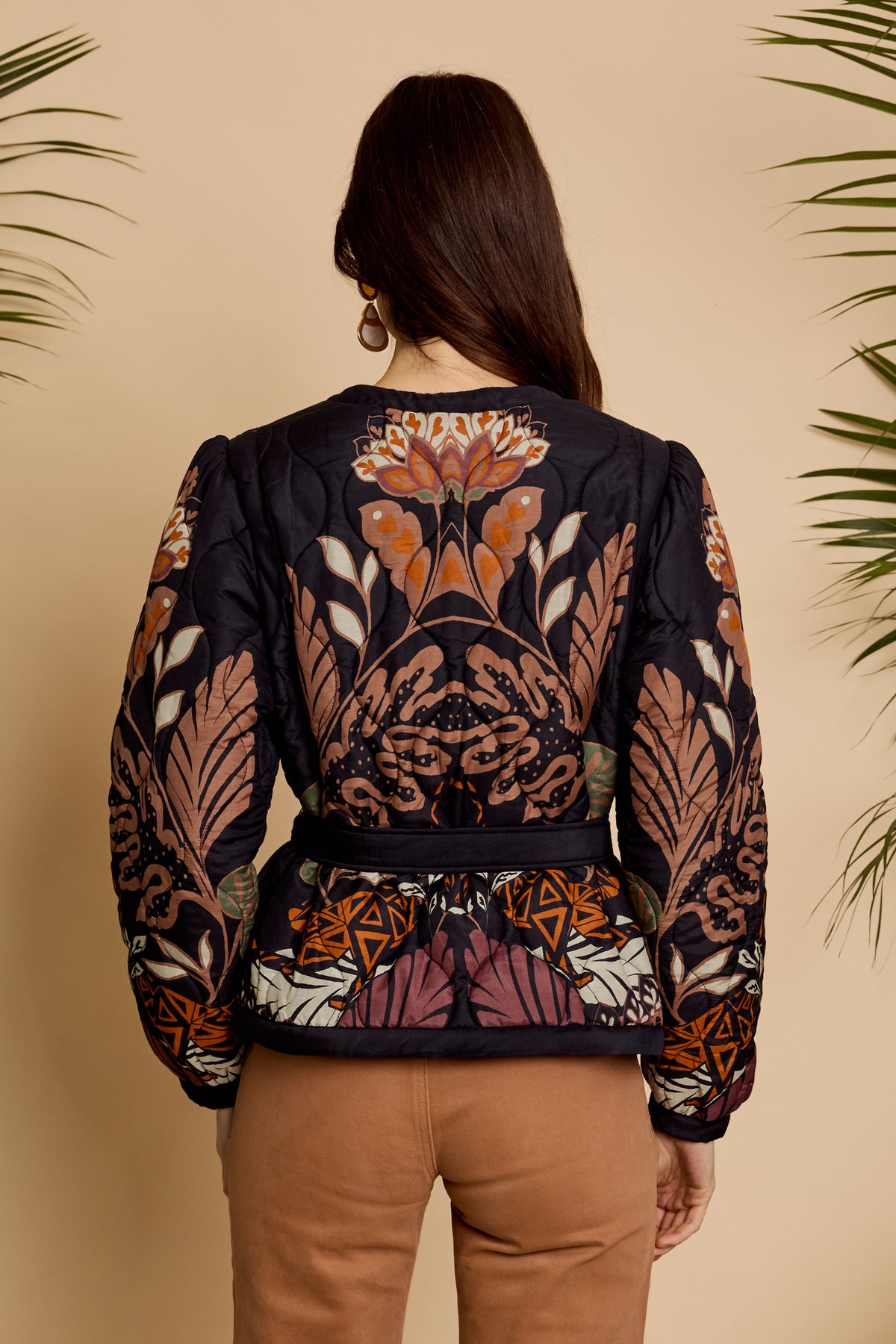 Ember Reversible Jacket in Crouching Cheetah Black
