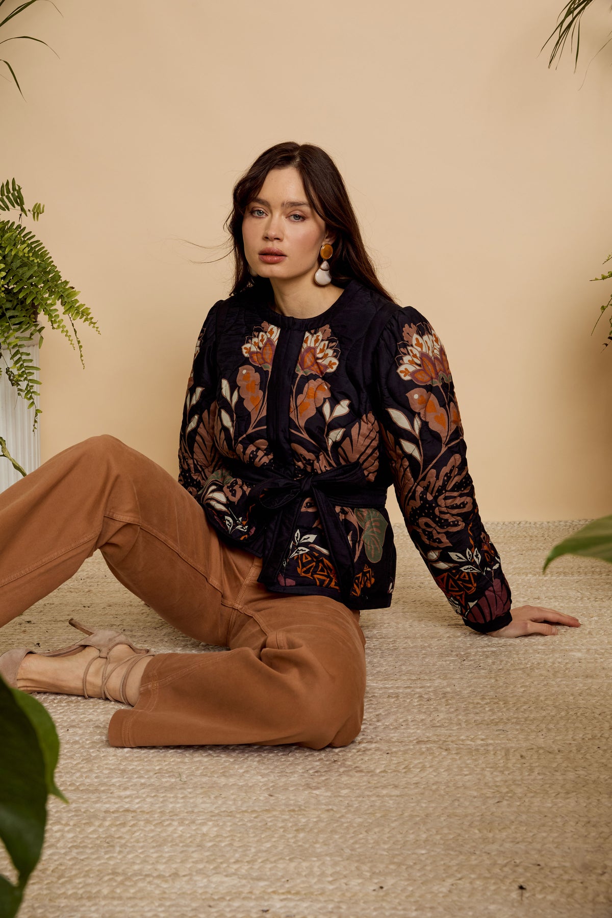 Ember Reversible Jacket in Crouching Cheetah Black