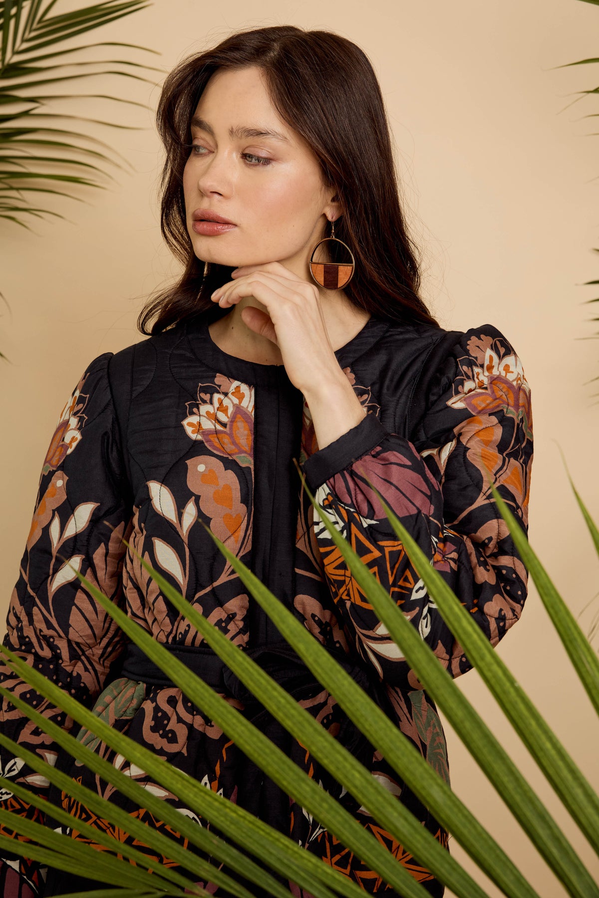 Ember Reversible Jacket in Crouching Cheetah Black